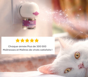 Meilleure Vente - 4 recharges phéromones + 2 diffuseurs | Chat apaisé-Felicalm®